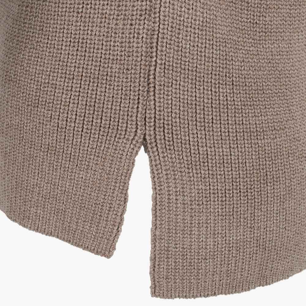 Pullunder Zip | greige