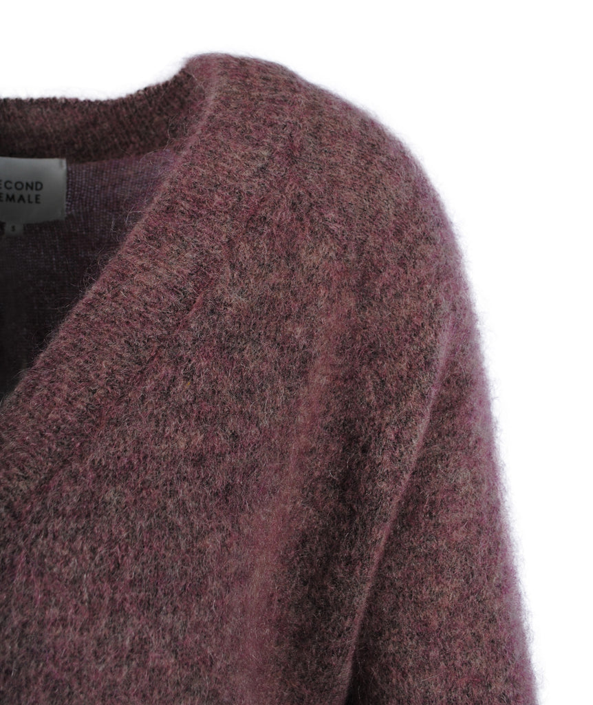 Boxy Cardigan Brook | mauve