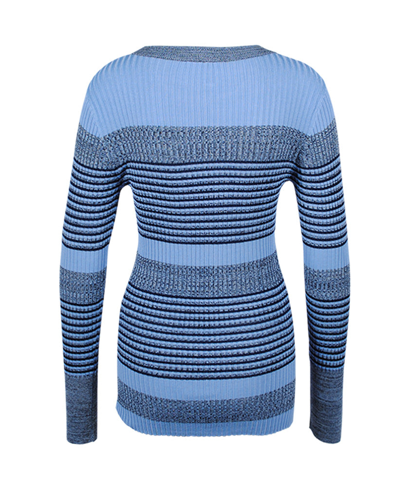Rippenpulli Fie | blau