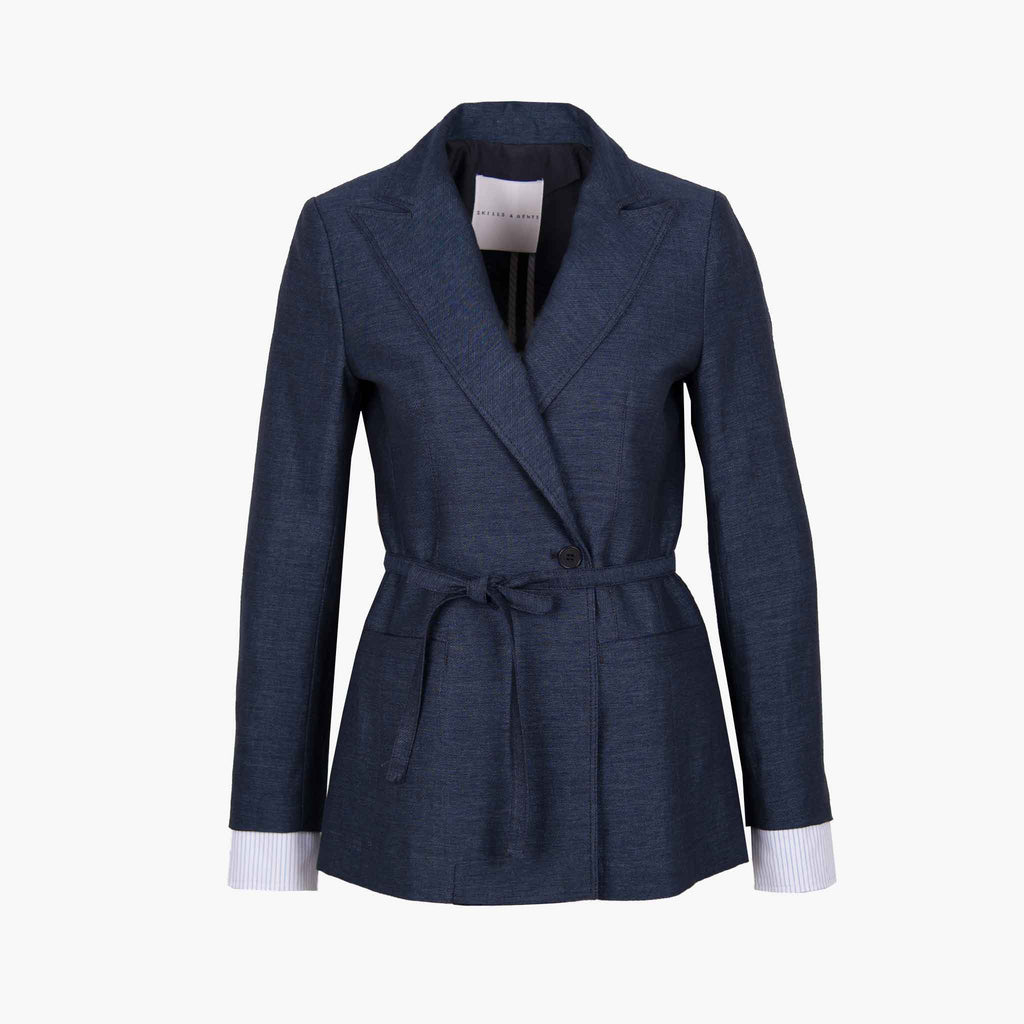 Skills & Genes Blazer Denimoptik | denim