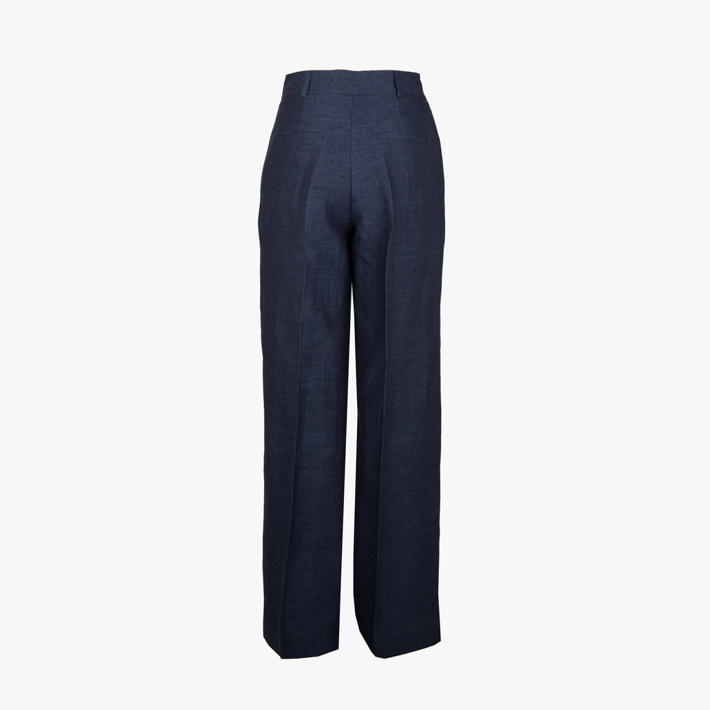 Skills & Genes Hose weit Denimoptik | denim
