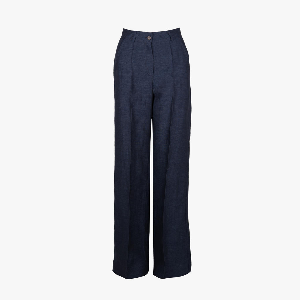 Skills & Genes Hose weit Denimoptik | denim