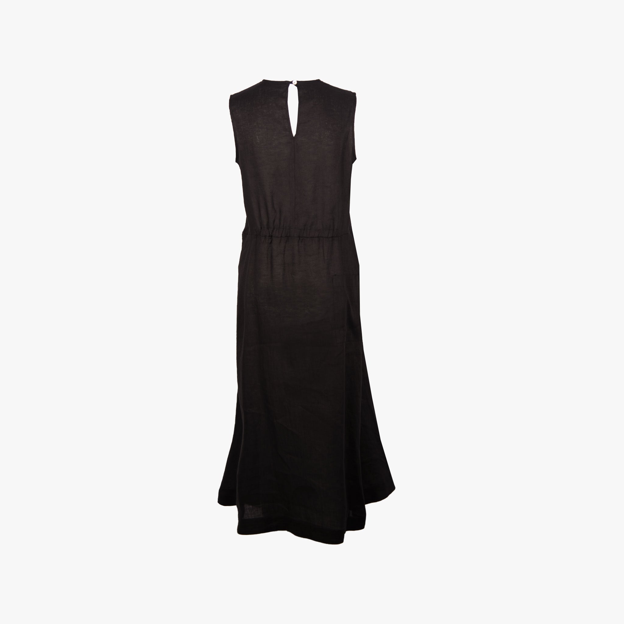Skills & Genes Leinenkleid | schwarz