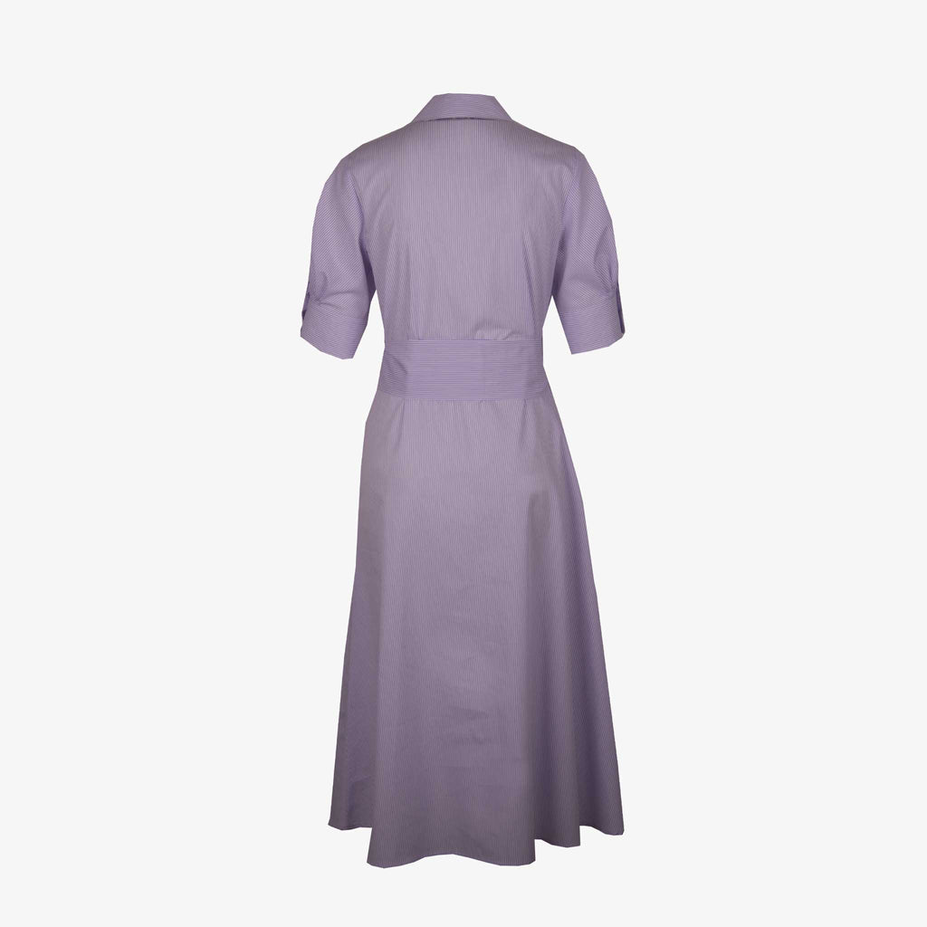 Skills & Genes Kleid Streifen | flieder