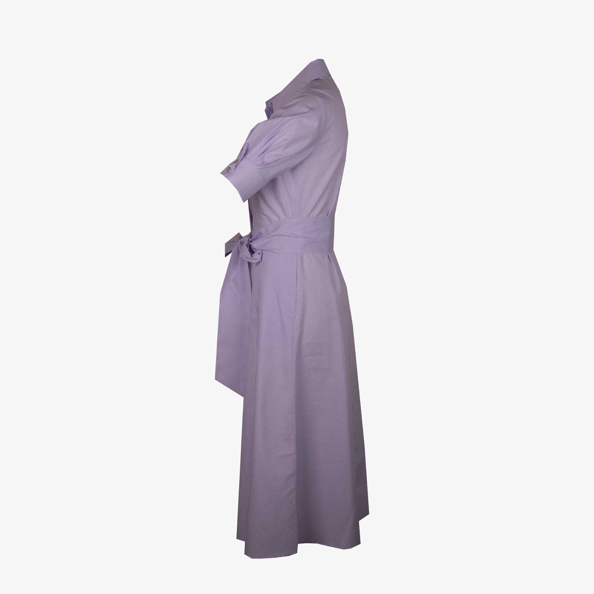 Skills & Genes Kleid Streifen | flieder