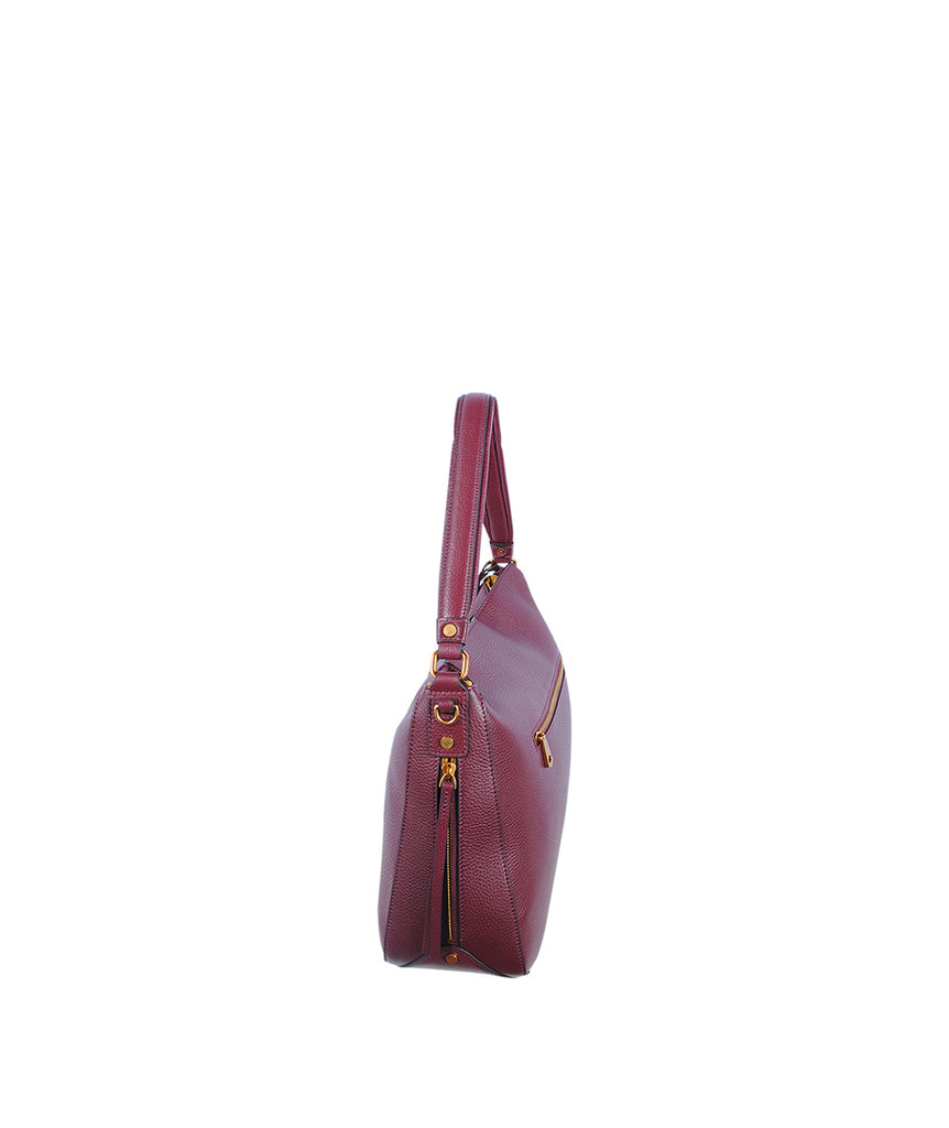 Handtasche Stella | dunkelrot