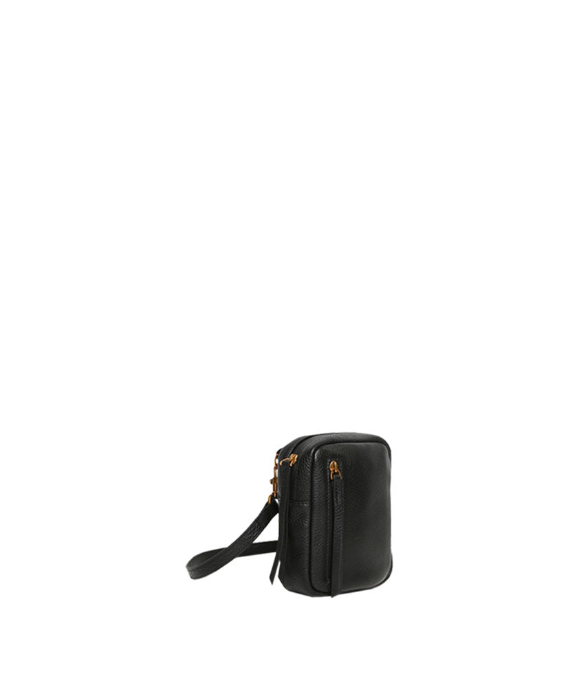 Handtasche Lila | schwarz