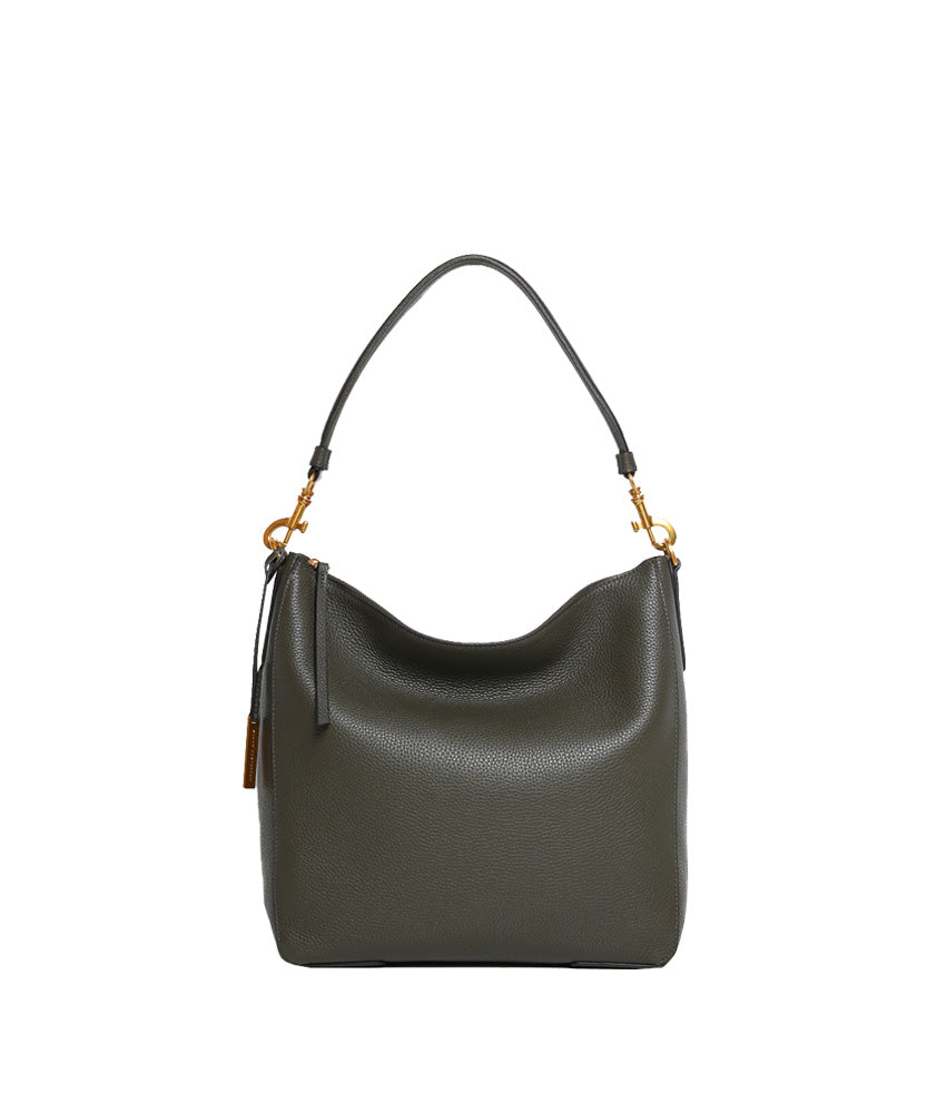 Shopper Zipper+Gurt | khaki