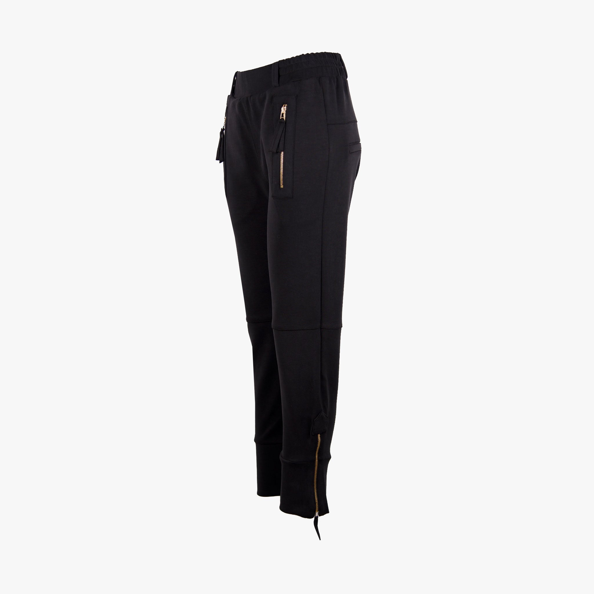 Sold out Hose Doppelzip | anthra