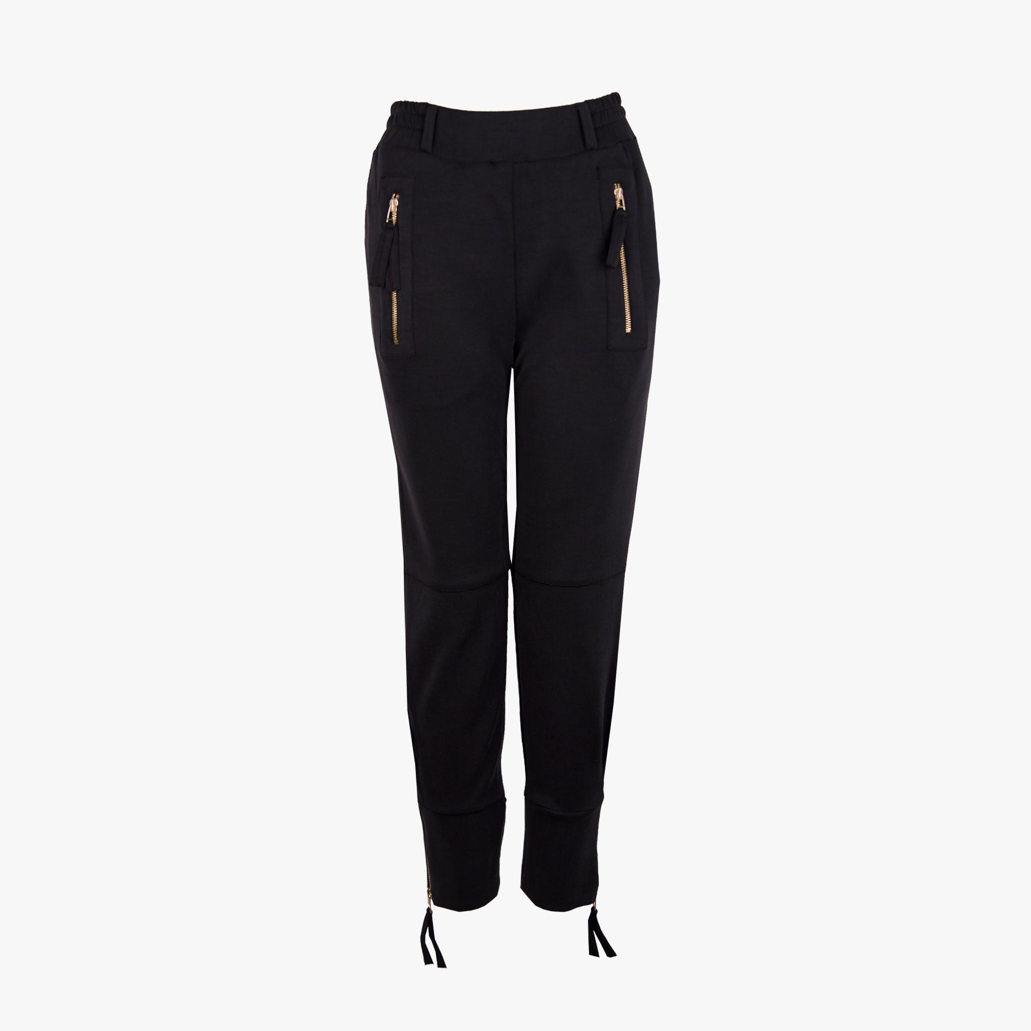 Sold out Hose Doppelzip | anthra