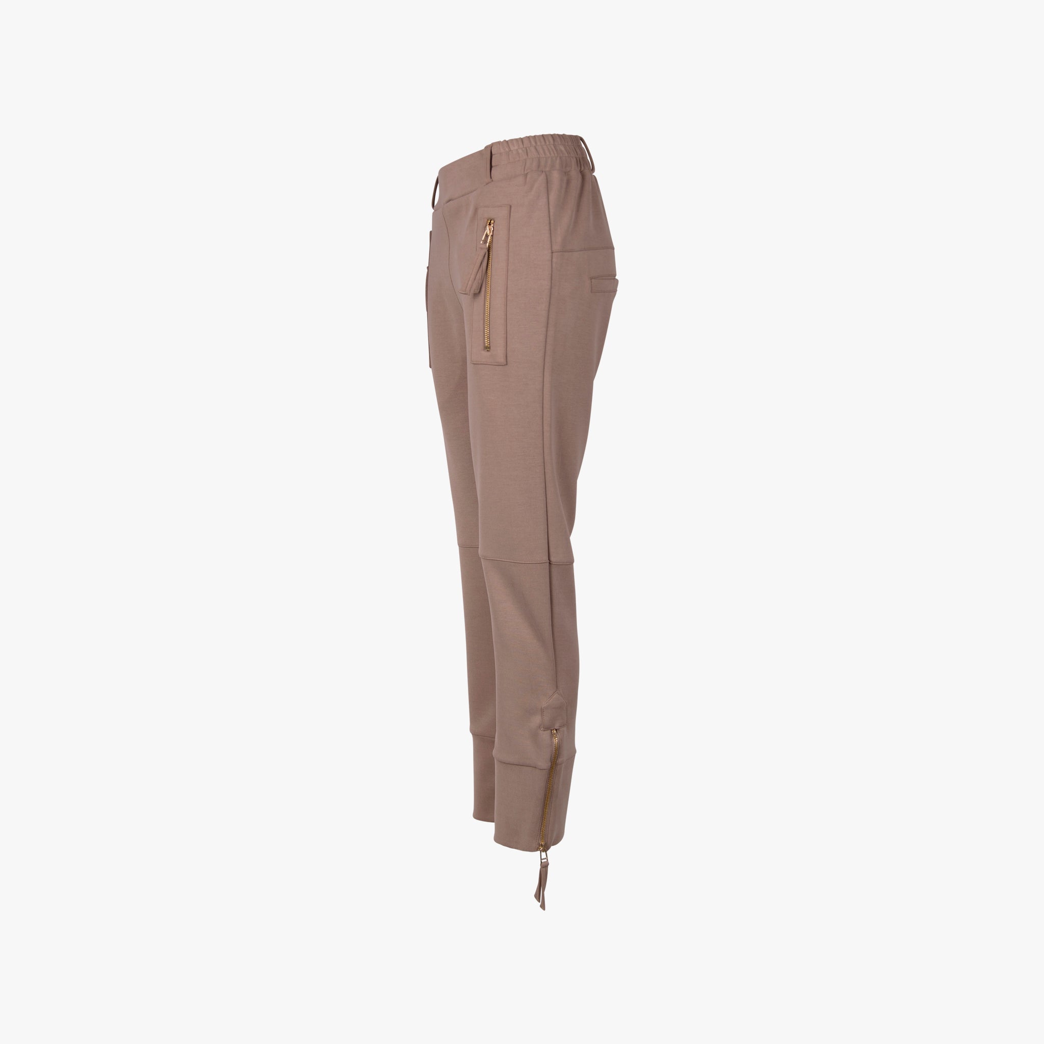 Sold Out Hose Doppelzip | taupe