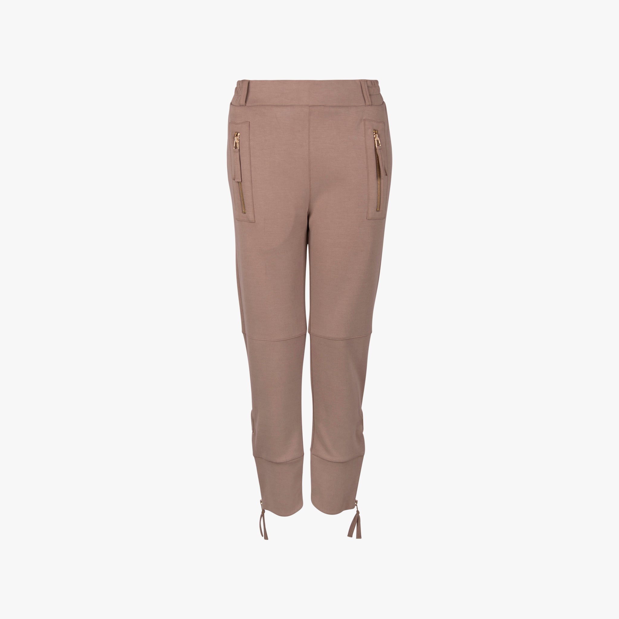 Sold Out Hose Doppelzip | taupe