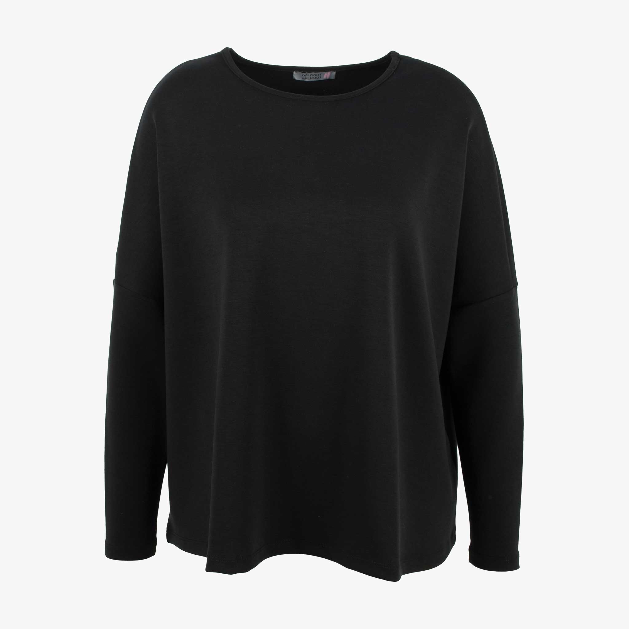 1/1 RH-Shirt oversized, Vorderansicht | schwarz