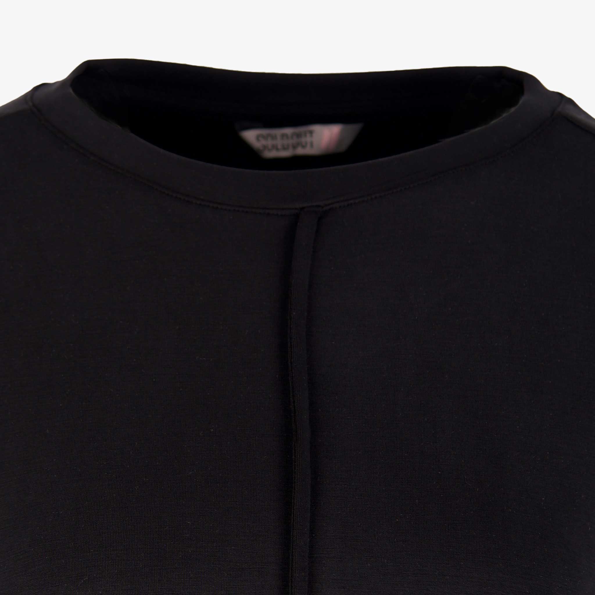 Sold out Sweater Mittelnaht | schwarz