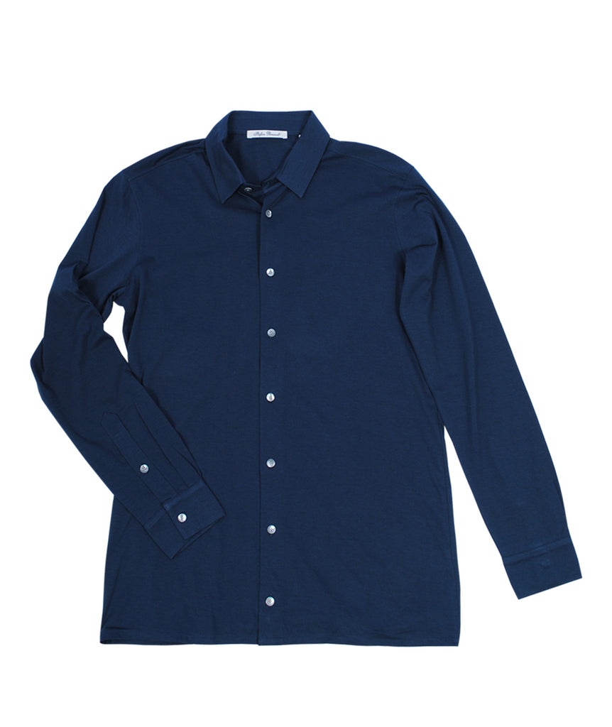 Jerseyhemd Oswaldo | dunkelblau