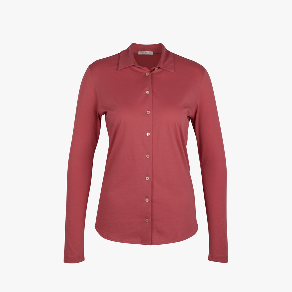 Stefan Brandt Jerseybluse Alma | himbeer