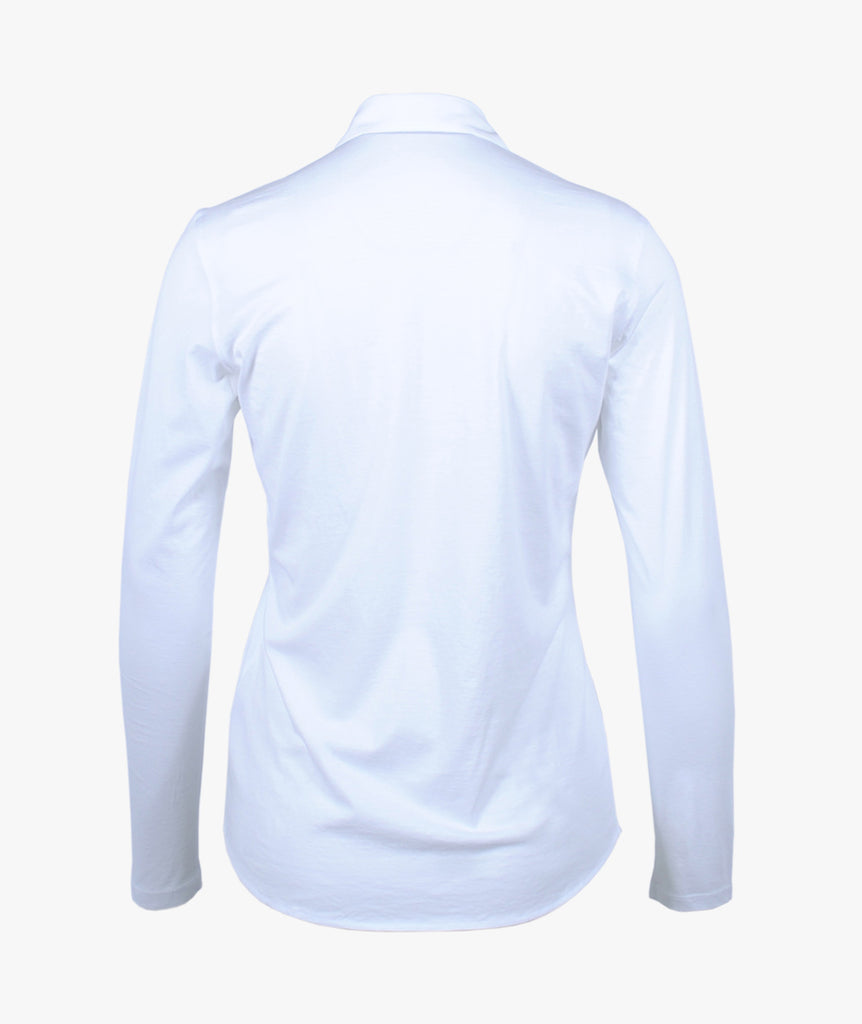 1/1 Jerseybluse Alma | weiß