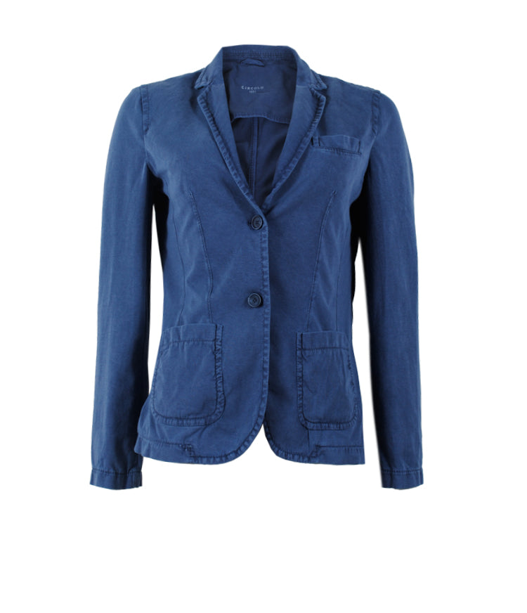 Blazer Jersey light | blau