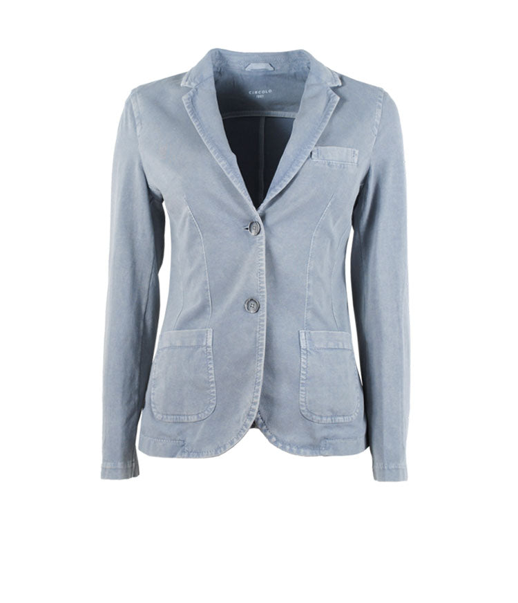 Blazer Jersey light | grau