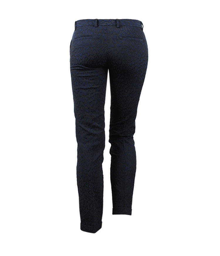 Hose Abilep Velourprint | blau