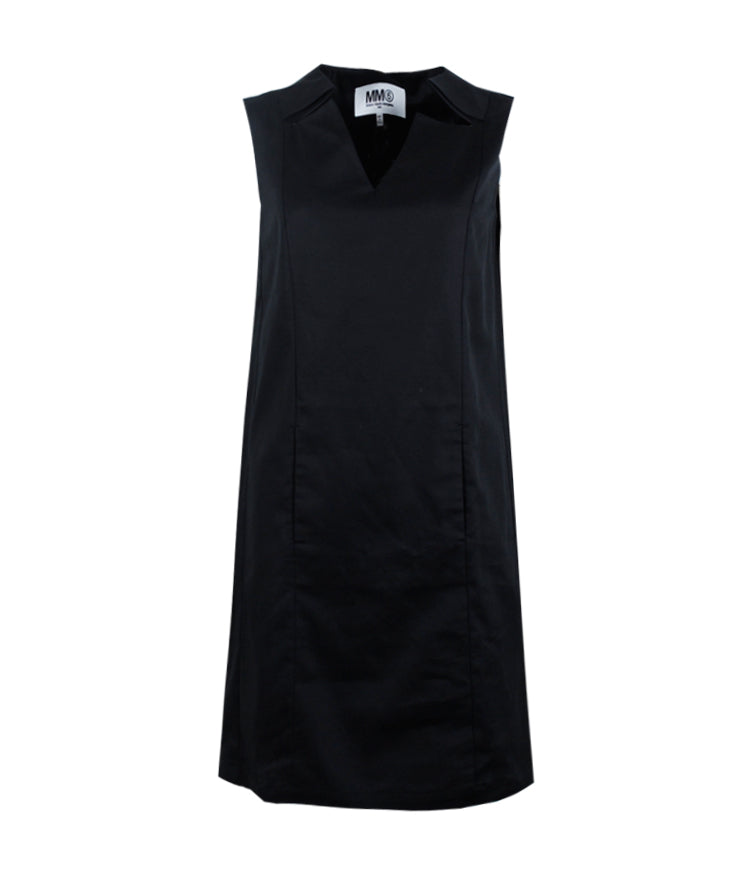 Kleid Revers | schwarz