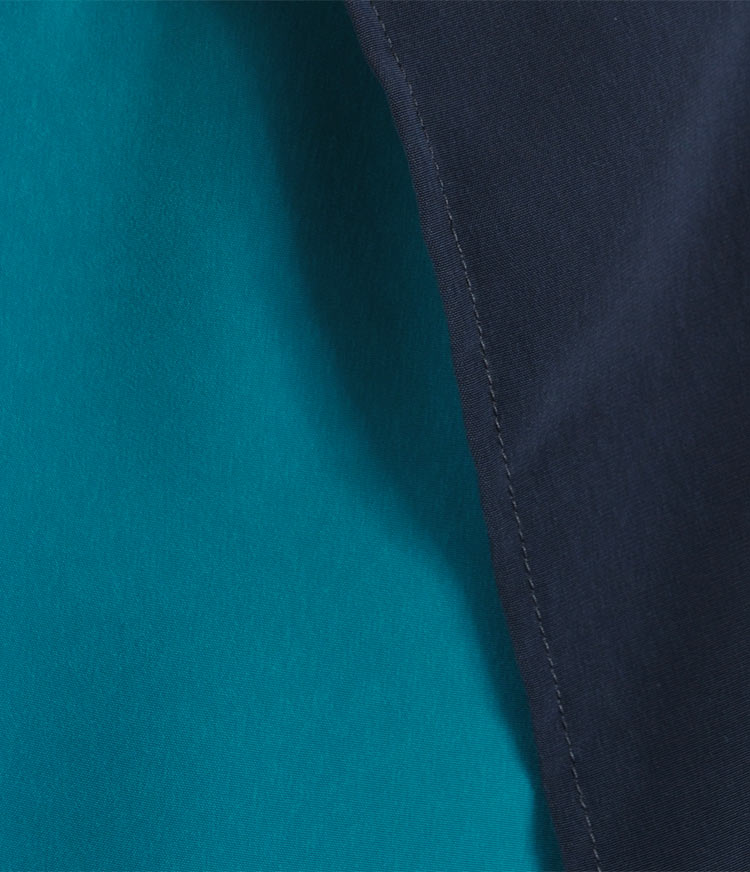Kleid zweifarbig | anthra