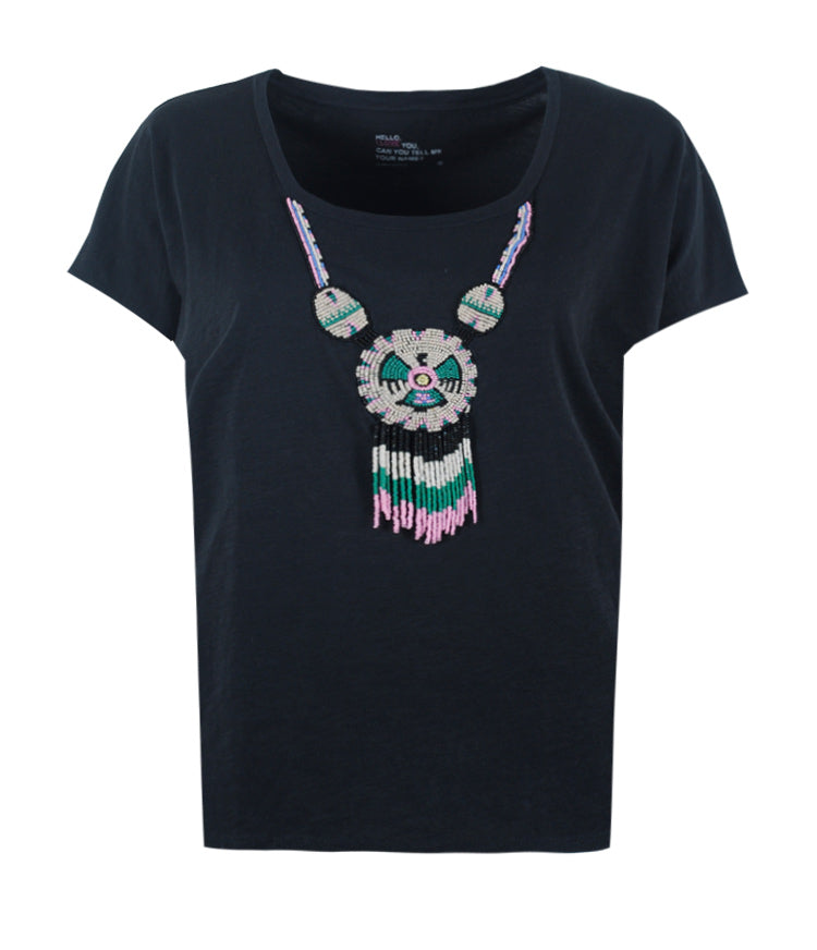 V-Shirt Ted Beaz | schwarz