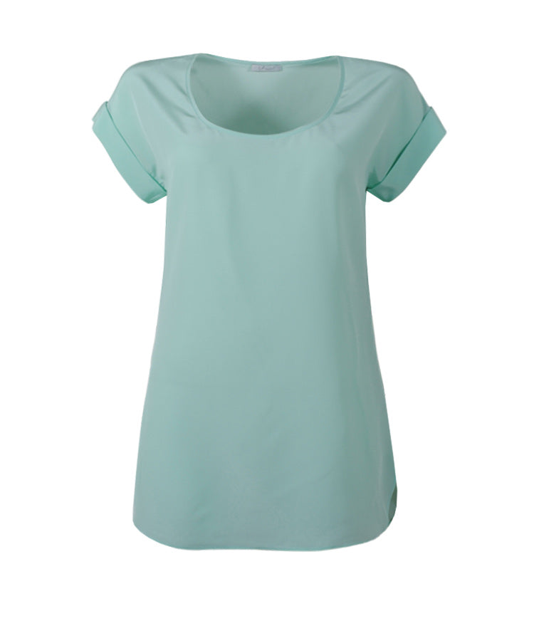 Seidenshirt lässig Isabel | minze