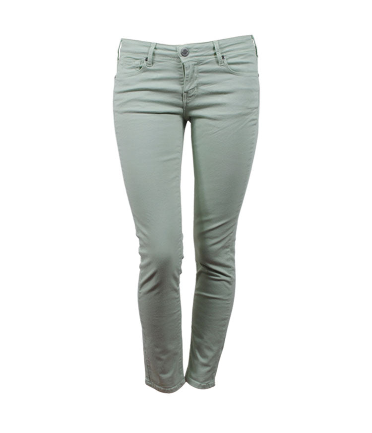 5-Pocket Jackie cropped | hellgrün