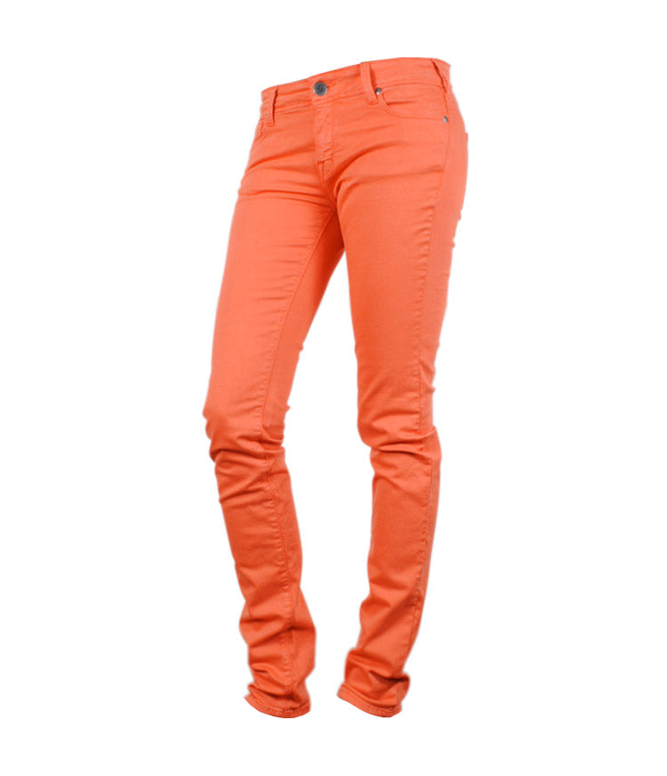 Jeans Röhre knallbunt | koralle