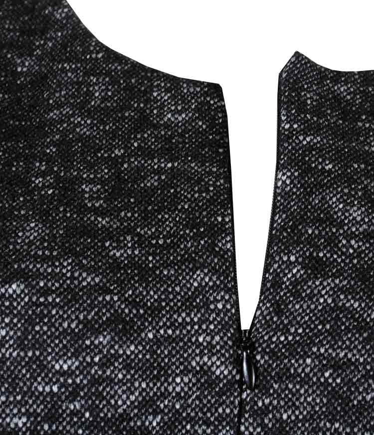 Kleid Bar | schwarz-weiß