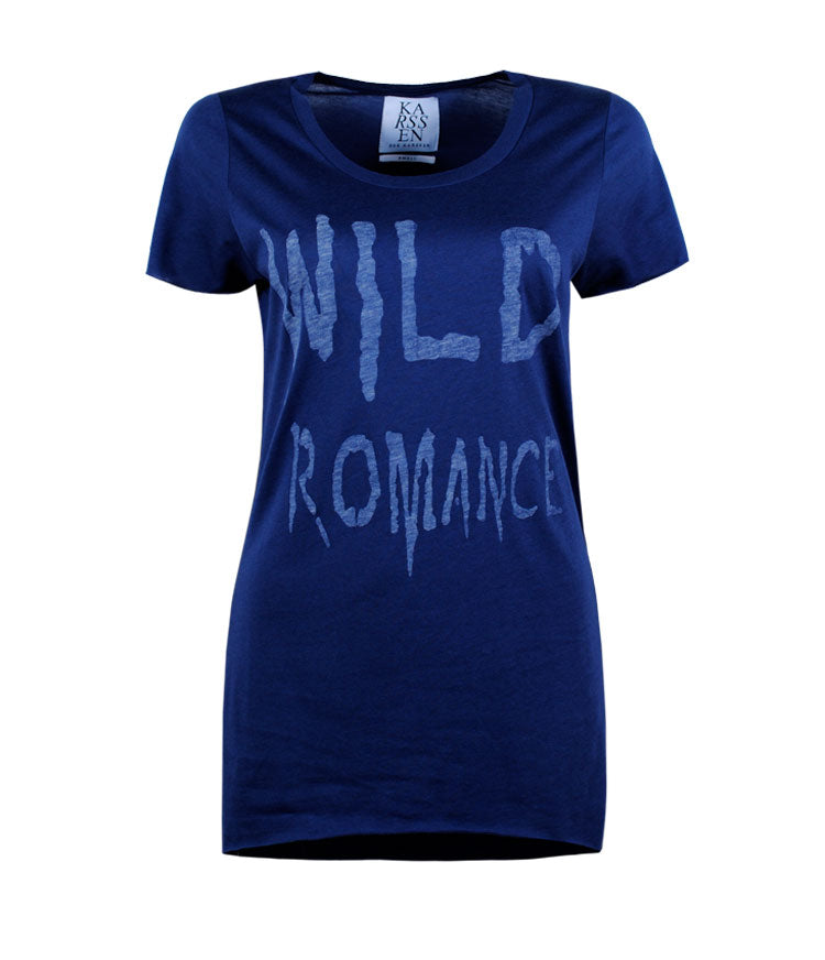 Kurzarmshirt Wild Romance | blau