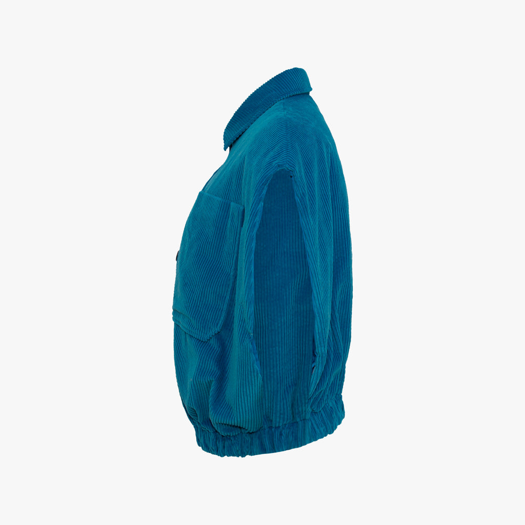 Cordweste wendbar | blau