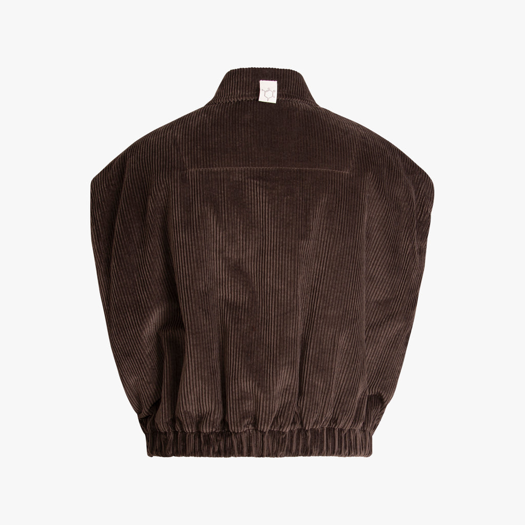 Cordweste wendbar | schoko