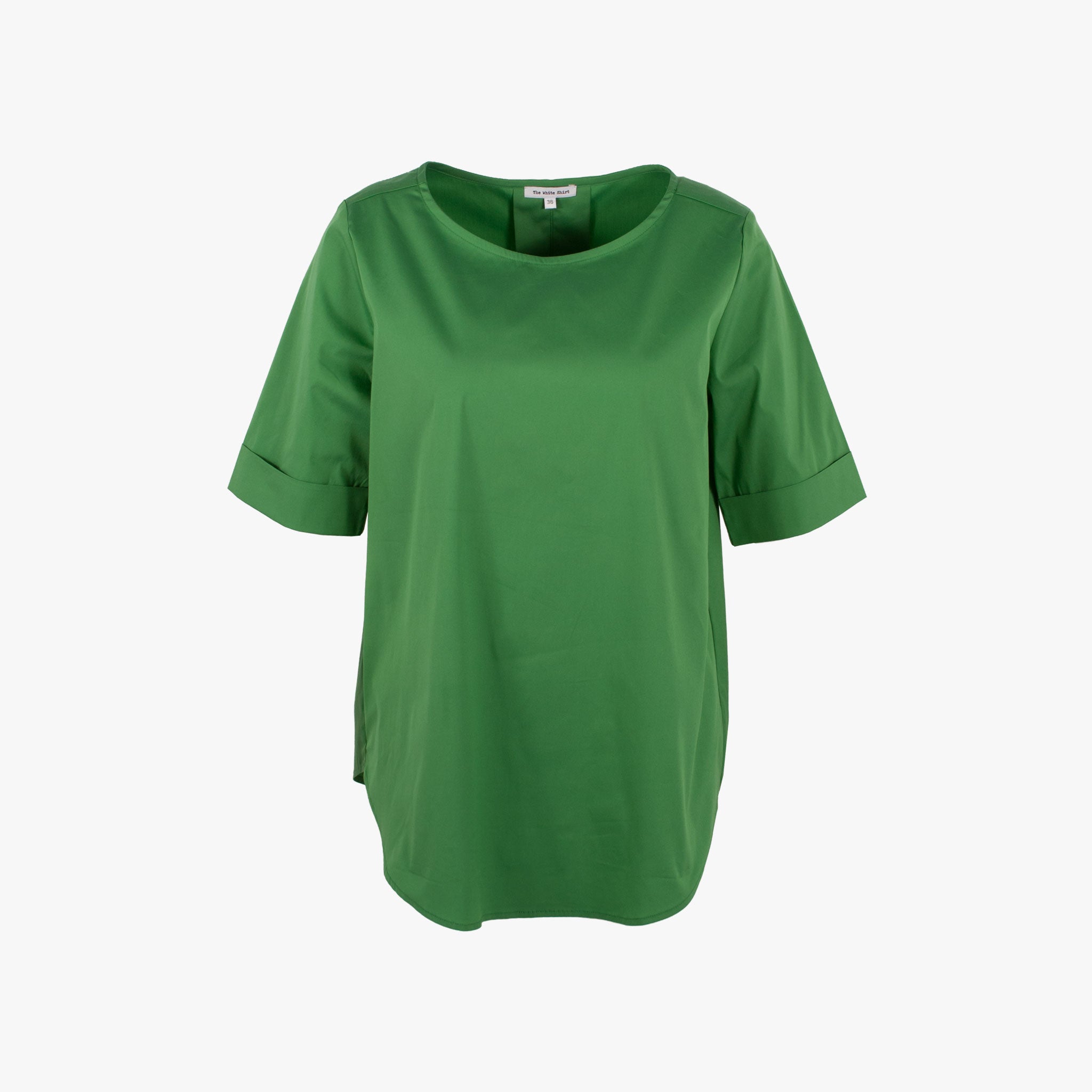 1/2 RH-Blusenshirt, Vorderansicht | grün