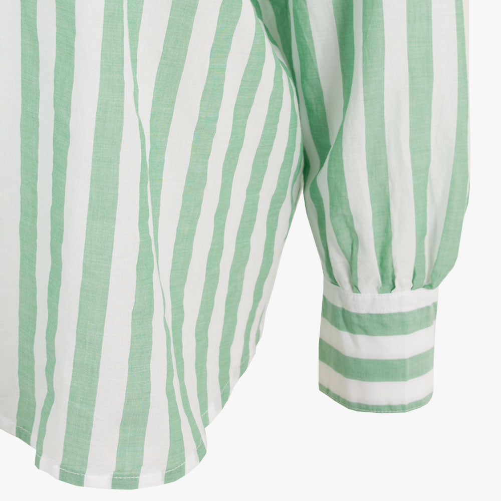 Bluse oversized | grün