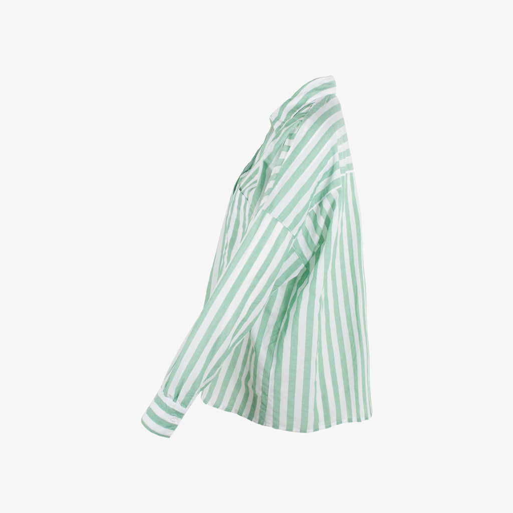 Bluse oversized | grün