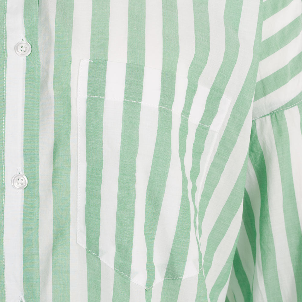 Bluse oversized | grün