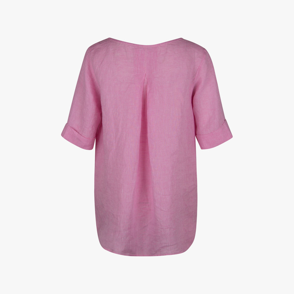 The White Shirt Leinenbluse | rosa