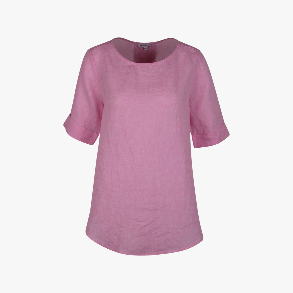 The White Shirt Leinenbluse | rosa