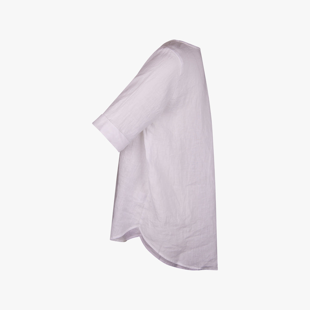 The White Shirt Leinenbluse | weiß