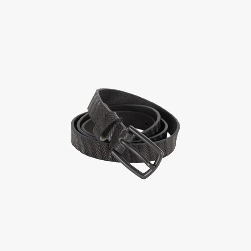 Themata, Gürtel Prägung 2 cm | schwarz
