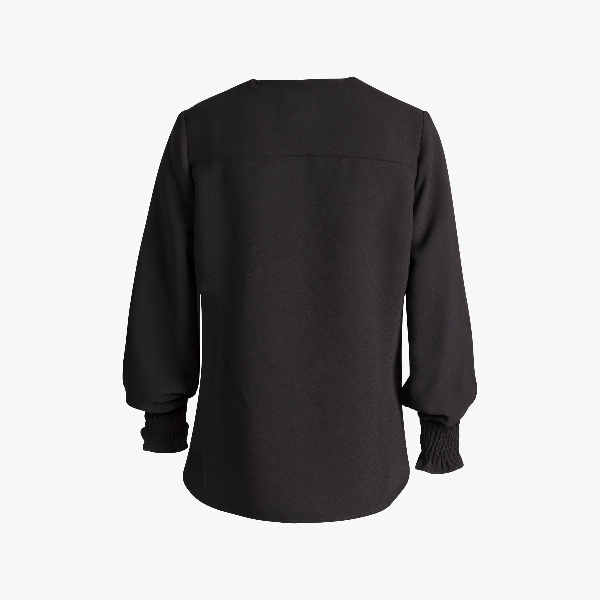 Blusenshirt uni | schwarz