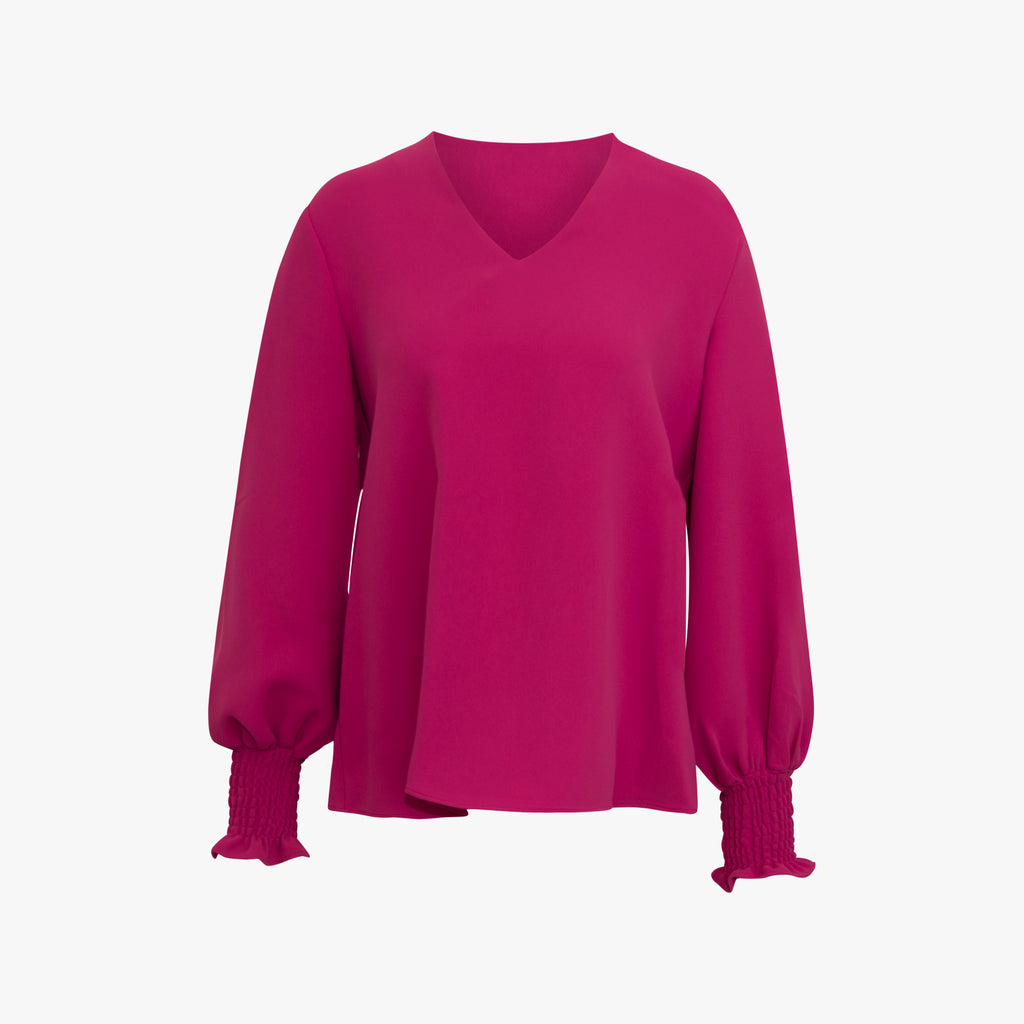 Blusenshirt uni | pink