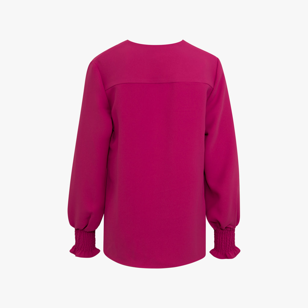 Blusenshirt uni | pink