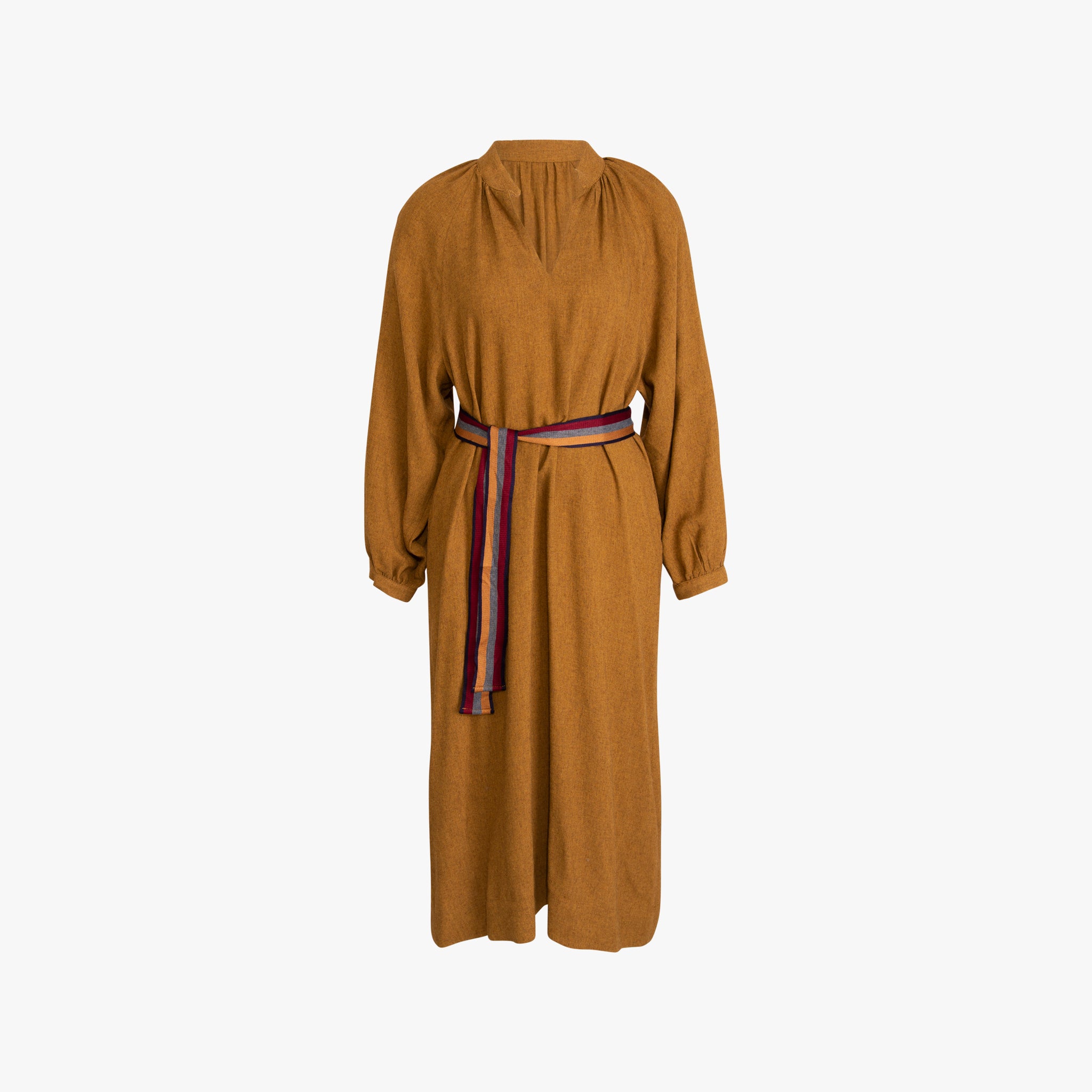 Maxikleid Gürtel | bronze