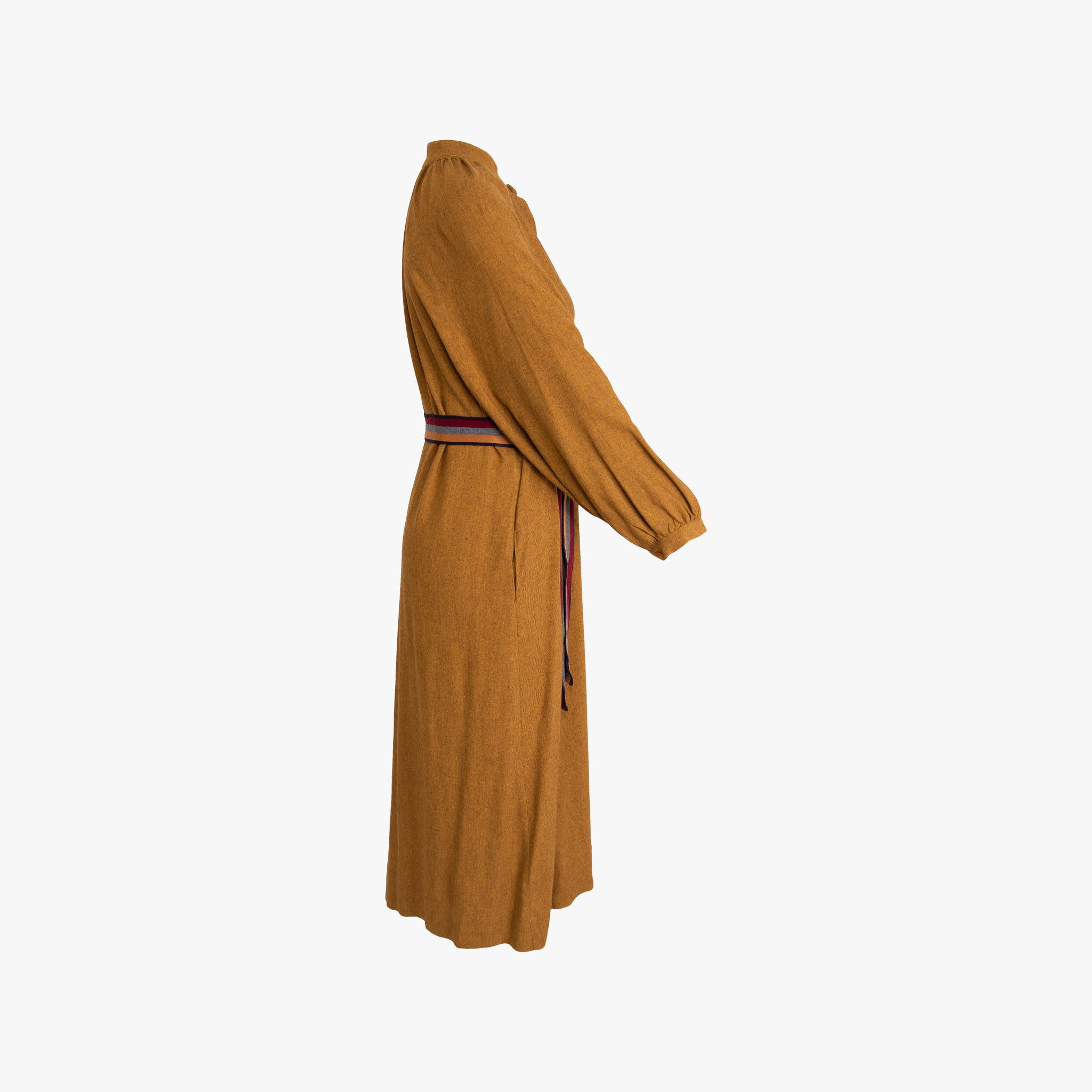 Maxikleid Gürtel | bronze