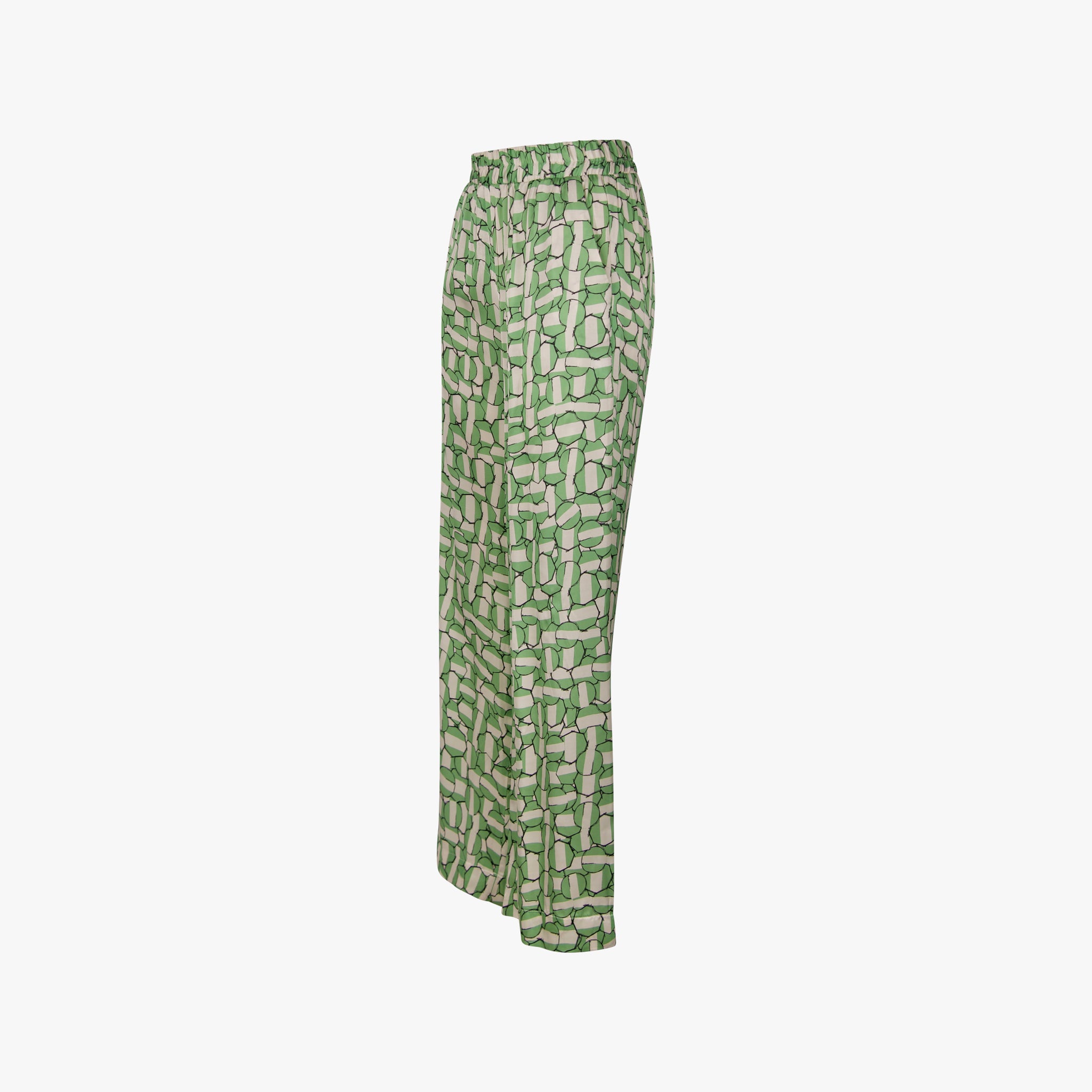 Toupy Hose Hexagonprint | grün
