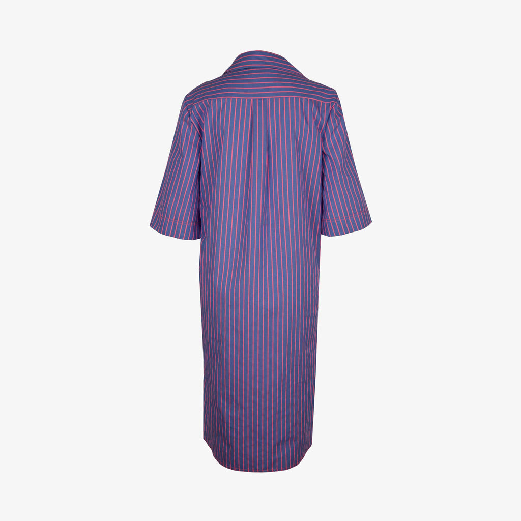 Toupy Kleid Streifen | lila-pink