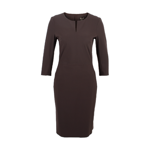 Shaped Dress | braun